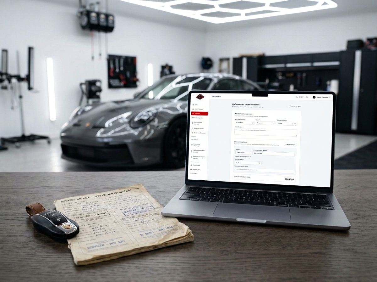 Дигитална сервизна книжка MyCarMemo срещу хартиени бележки